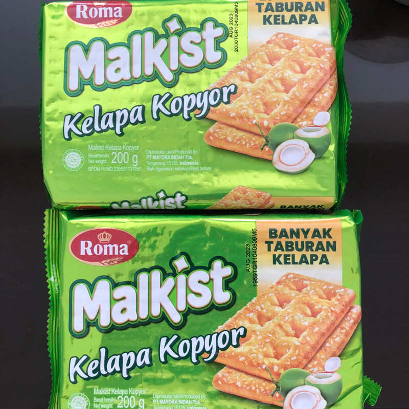 Jual Roma Malkist Kelapa Kopyor 200gr Shopee Indonesia