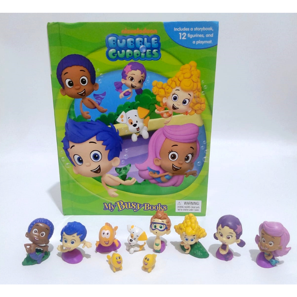 Jual Buku Bubble Guppies My Busy Book Board Book Nickelodeon Original 