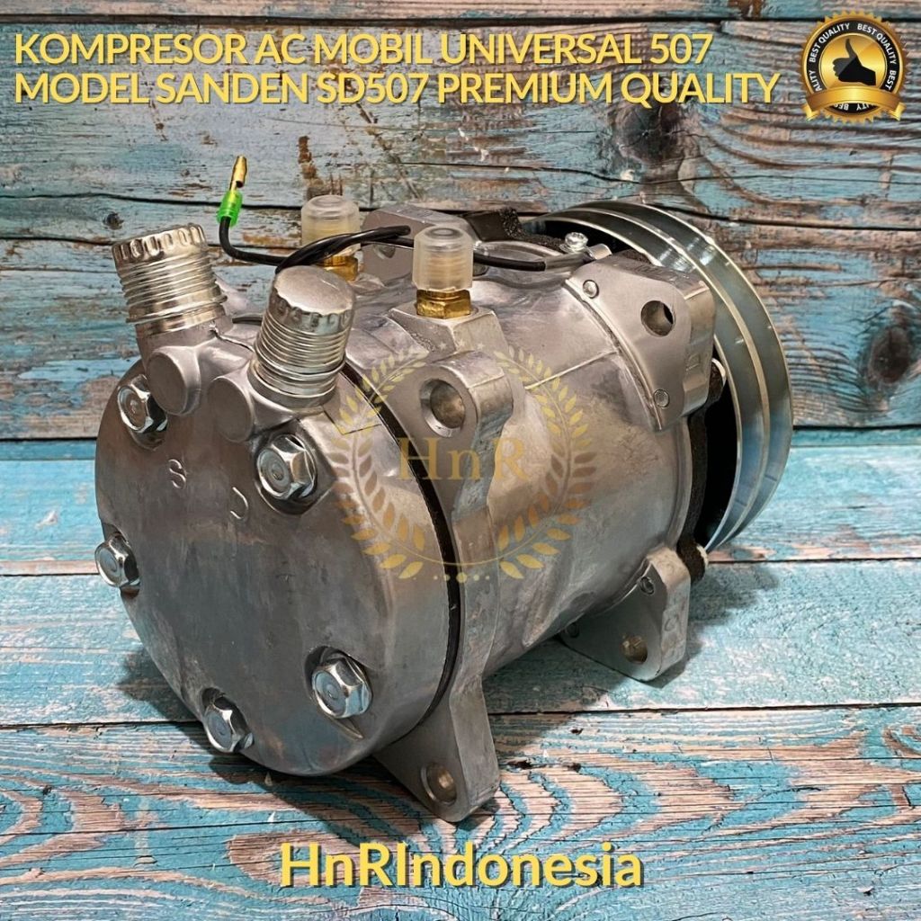 Jual Kompresor AC Mobil Universal 507 Model Sanden SD507 COMPRESSOR ...
