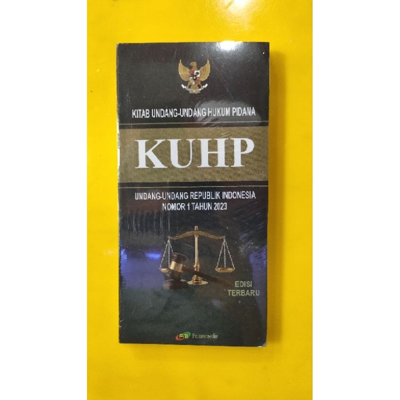 Jual Kitab Undang Undang Hukum Pidana KUHP 2023 Edisi Terbaru | Shopee ...