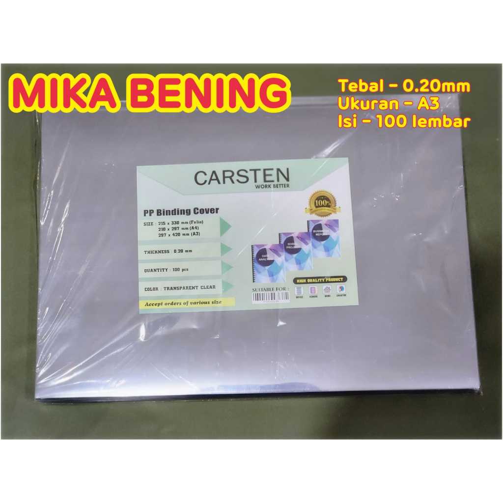 Jual Mika Bening Mika Jilid 0,20 A3 isi 100pc | Shopee Indonesia