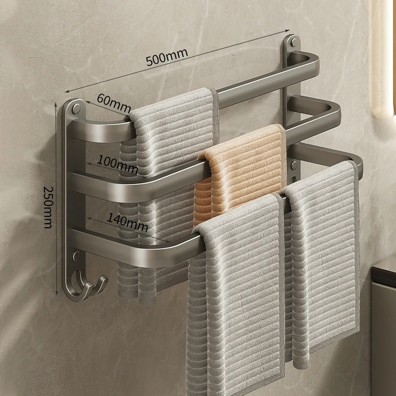 Jual Rak kamar Mandi Rak Handuk Gantungan Handuk Kamar Mandi Paduan ...