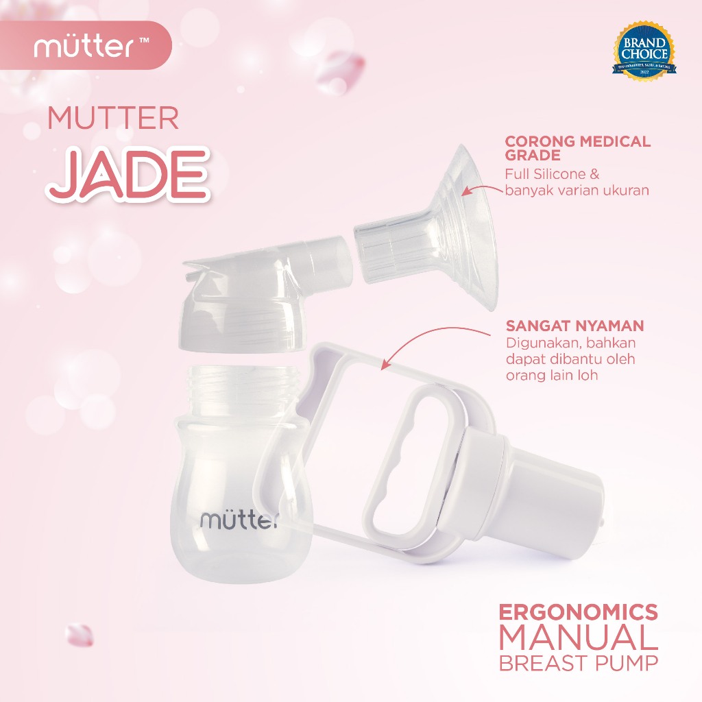 Jual Mutter Jade Pompa Asi Manual Ergonomis Handy Breast Pump Clinical