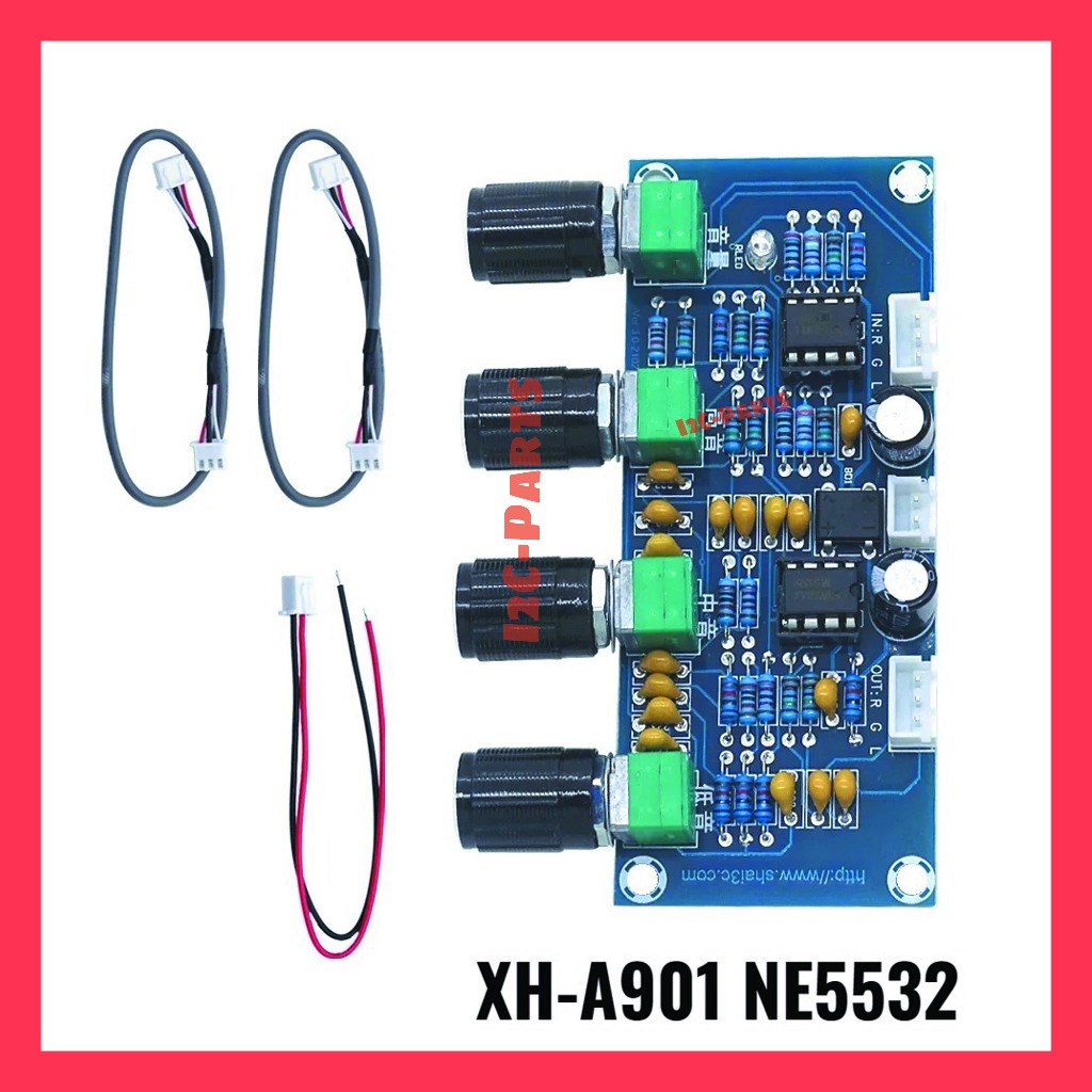 Jual XH-A901 NE5532 Audio HiFi Low Noise Tone Control Pre Amplifier