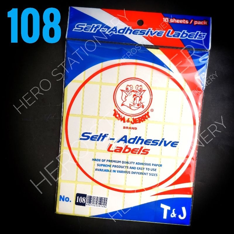 Jual Sticker stiker label nama tom & jerry no. 108 | Shopee Indonesia