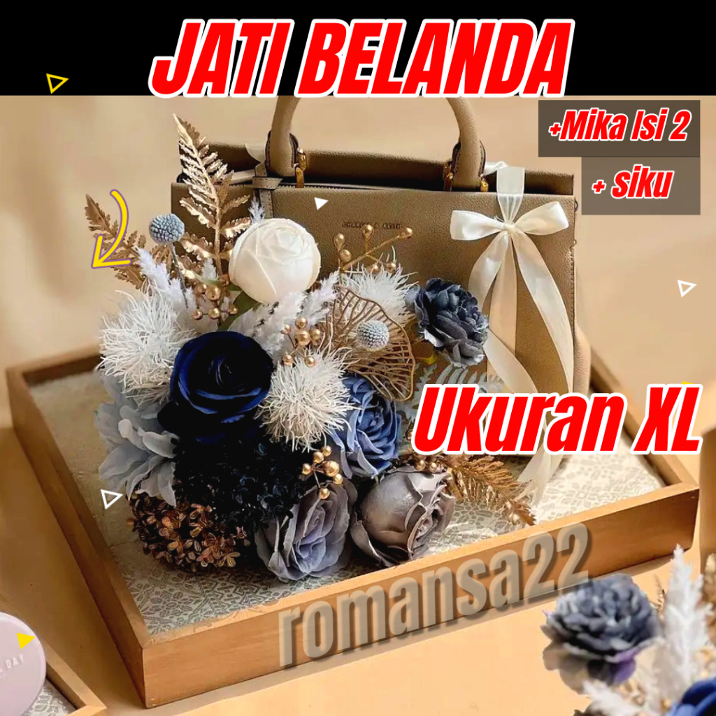 Jual Box Hantaran Kotak Parsel Seserahan Pernikahan Set Lengkap Isi Tutup Mika Tempat Mahar