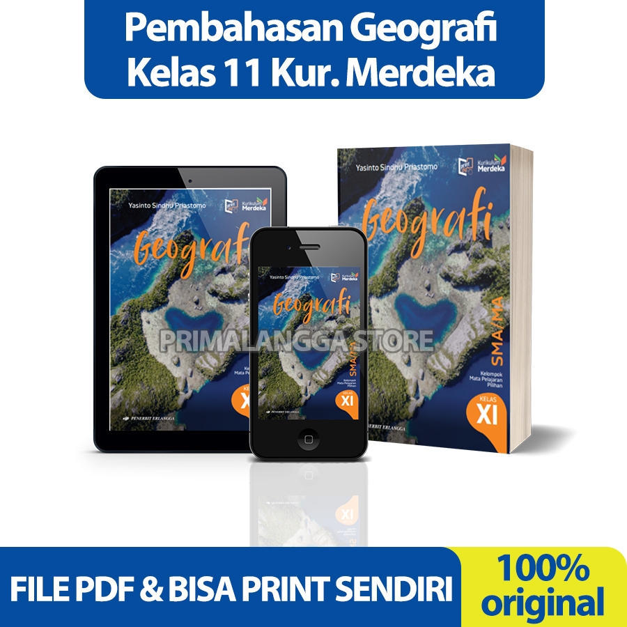 Jual Kunci Jawaban Geografi Kelas 11 Kurikulum Merdeka Penerbit ...