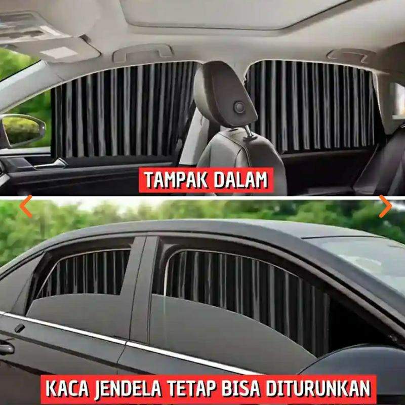 Jual Dapat Pcs Car Side Window Sunshade Tirai Jendela Mobil Magnetik Lepas Pasang Anti Uv