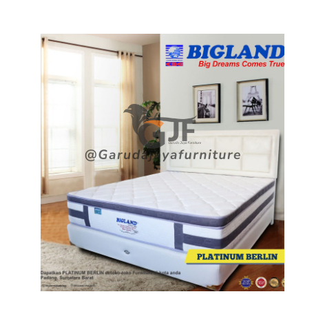 Jual KASUR SPRING BED BIGLAND PLATINUM BERLIN + DIVAN JAGUAR / BIGLAND ...
