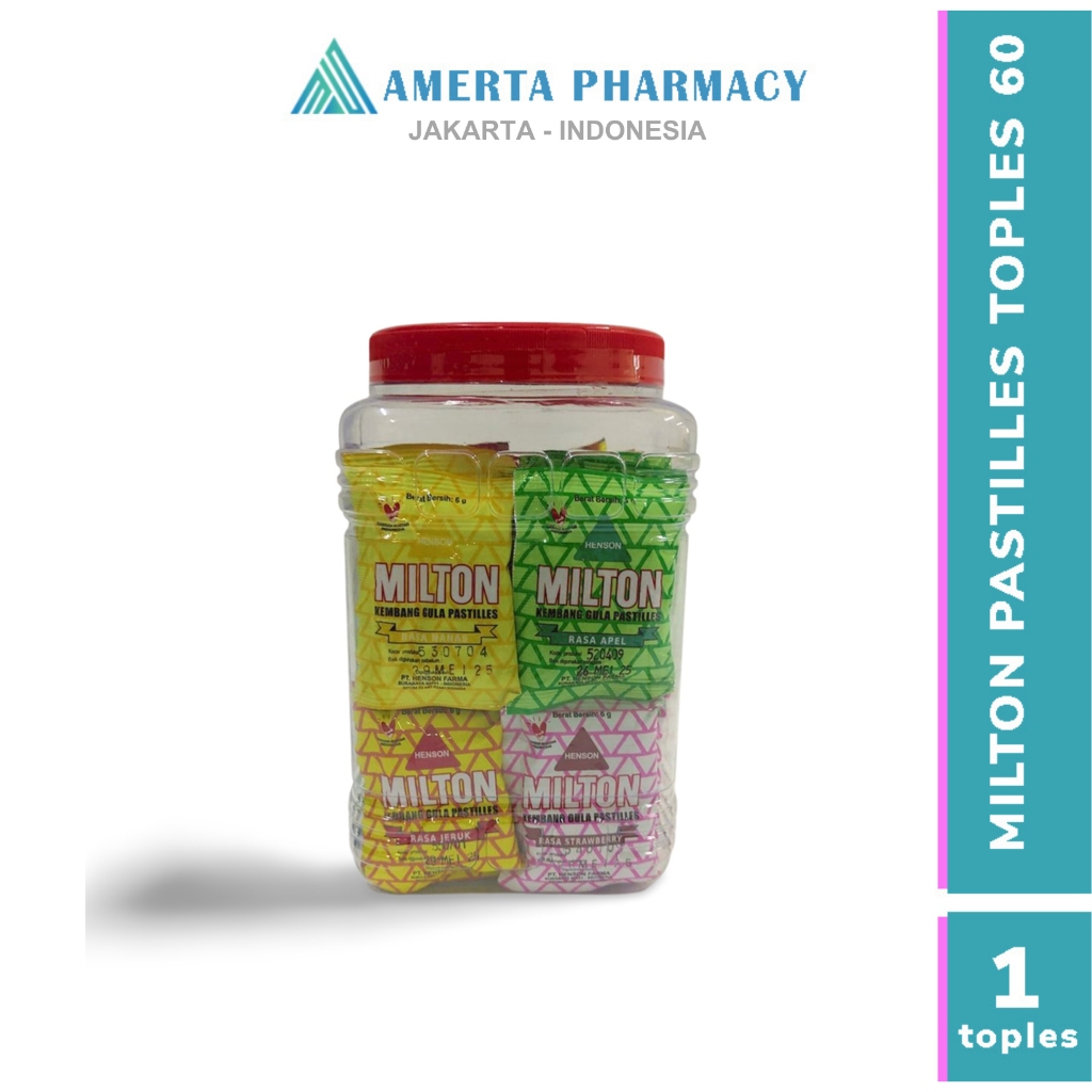 Jual Milton Pastilles Toples Isi 60 Sachet | Shopee Indonesia