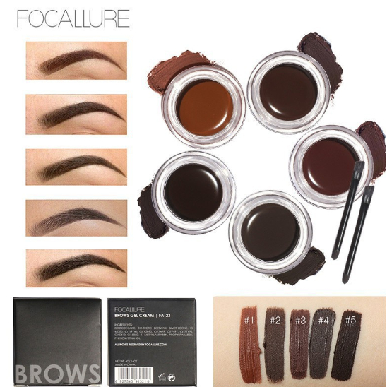 Jual Focallure Brows Gel Cream Fa23 Dus Hitam Shopee Indonesia 1515