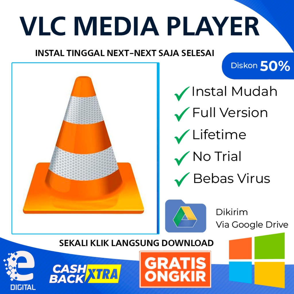 Jual VLC media player 3.0.20 Full Version PC Komputer Laptop Windows ...