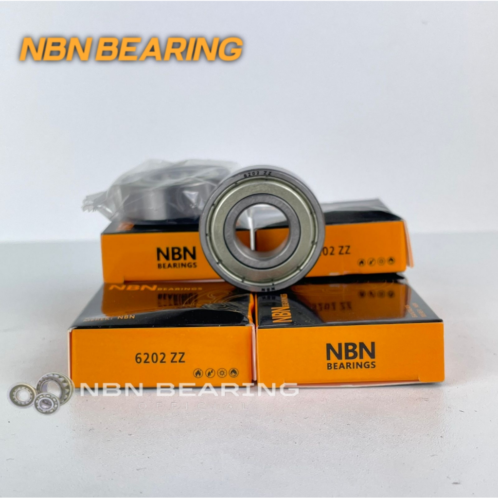 Roulement à Billes Nachi 6202 ZZ C3 - 15x35x11 Mm, Double Blindage, Fabrication Taïwan