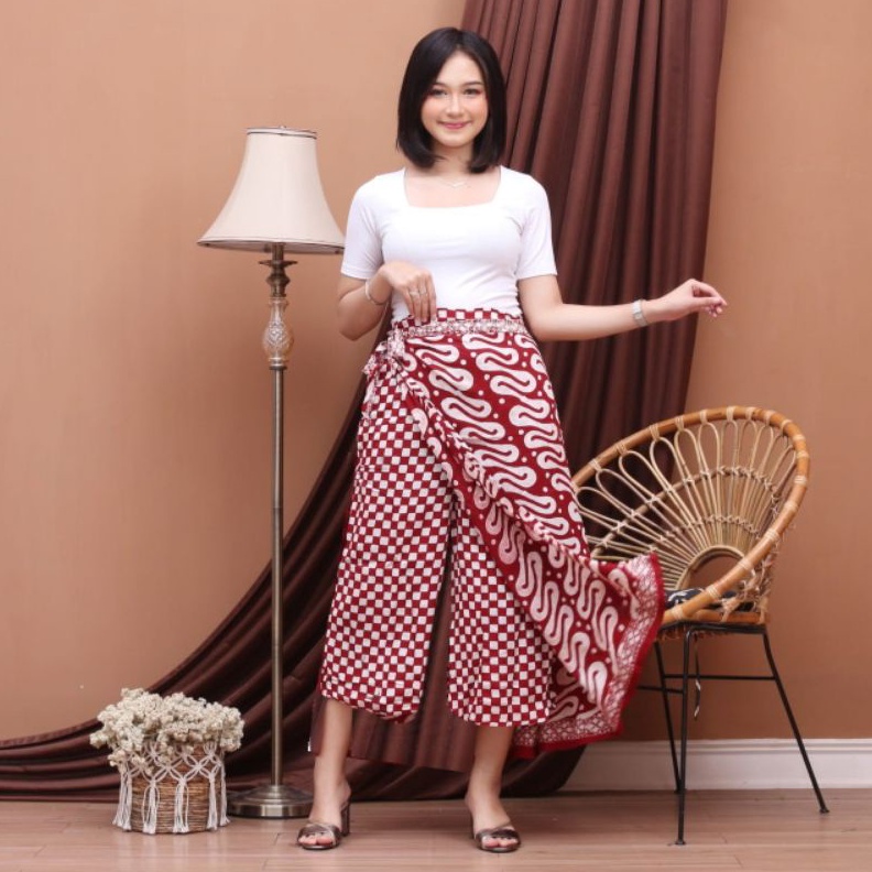 Jual ART W92V ROK KULOT CELANA BATIK SENO PREMIUM NATURAL STYLE ...
