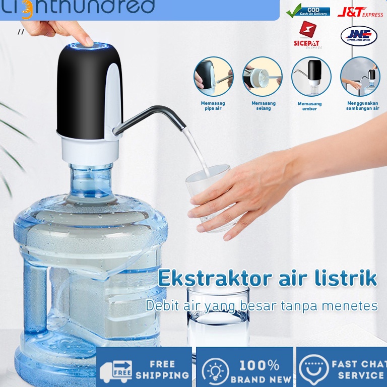Jual PALING LARIS Lighthundred Pompa Galon Elektrik Otomatis Automatic