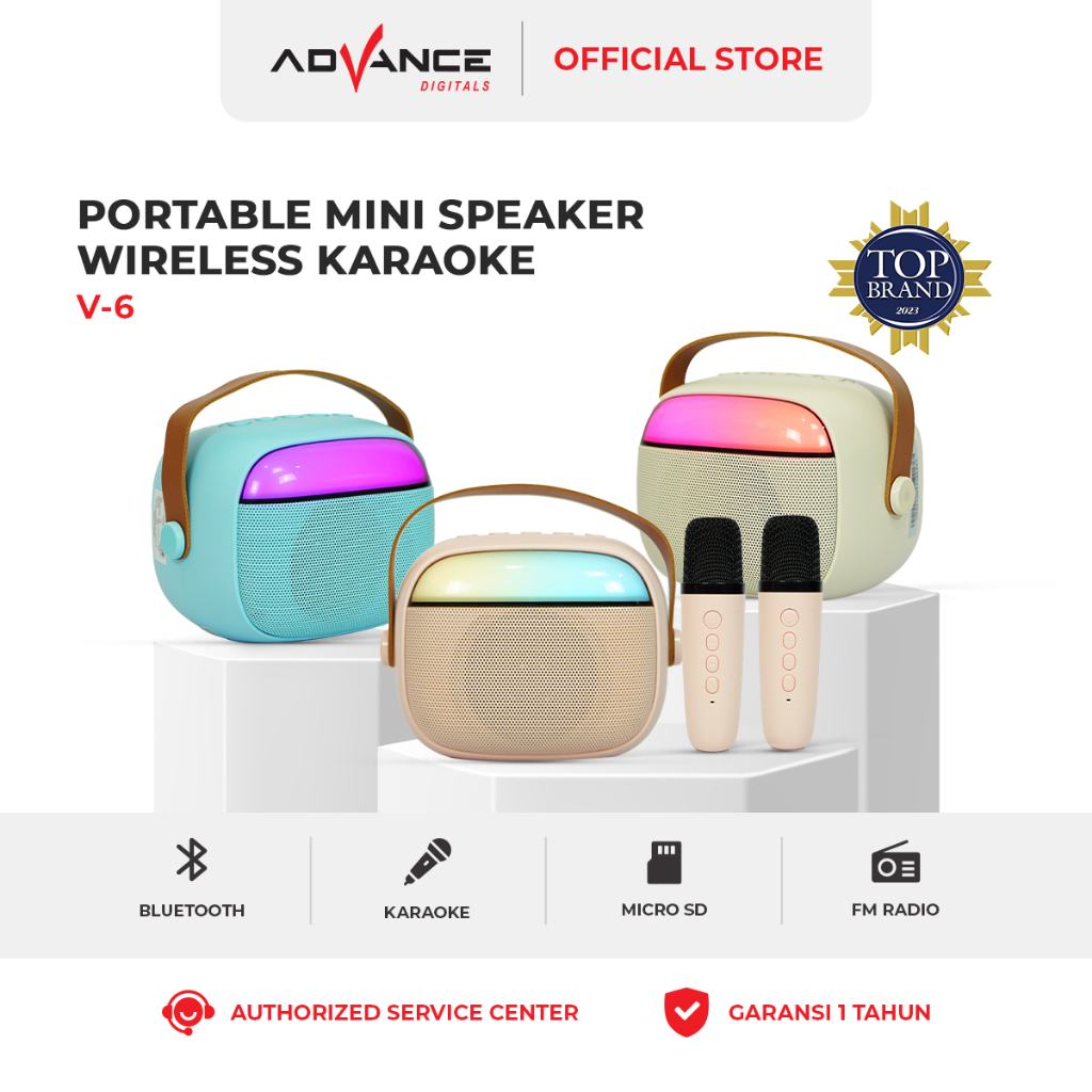 Jual Advance V6 Speaker Mini Portable Bluetooth Dengan
