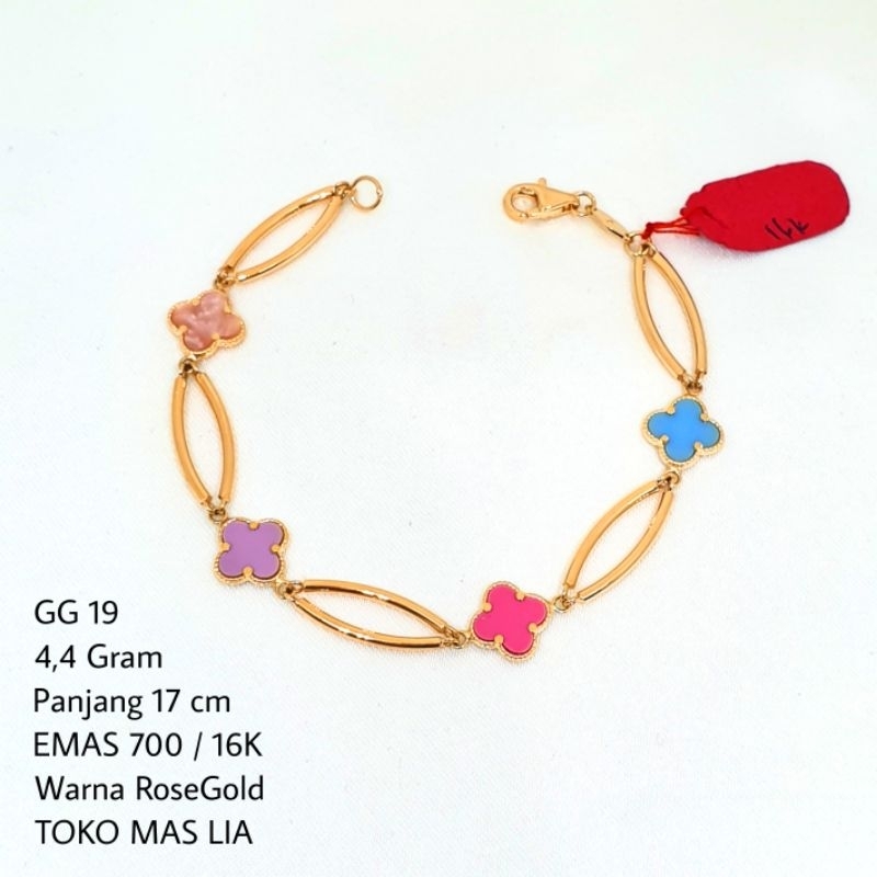 Jual Gelang Emas Asli Kadar 700 16k Toko Mas Lia Gold Bekasi