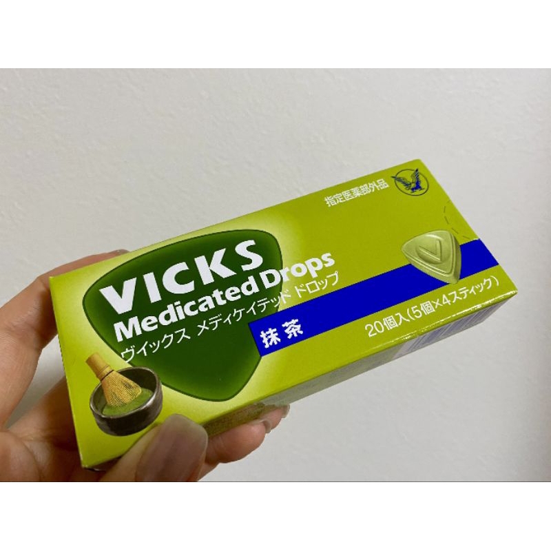 Jual Vicks Medicated Drops Matcha Obat Sakit Tenggorokan Sore Throat ...