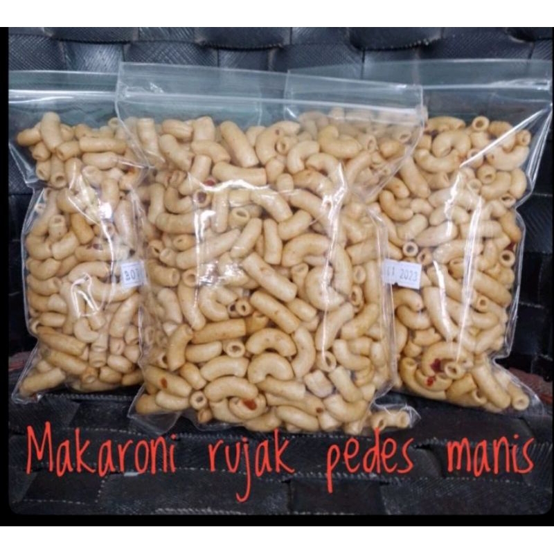 Jual Makaroni Bumbu Rujak Pedas Manis 250gr Shopee Indonesia