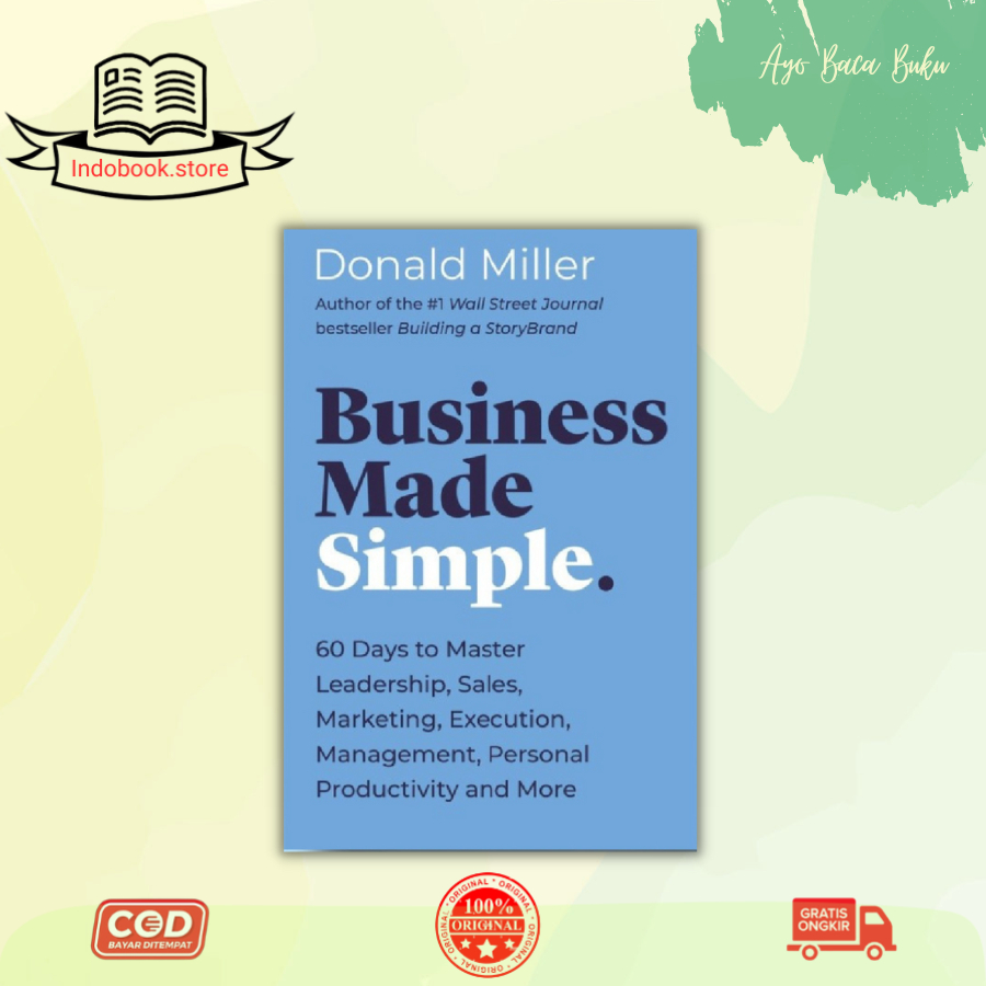 Jual Buku Business Made Simple By Donald Miller | Shopee Indonesia