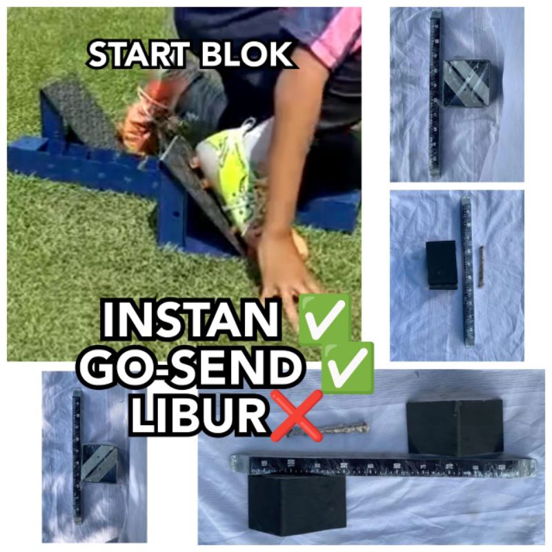 Jual START BLOCK LARI BALOK PENAHAN JONGKOK ATLETIK STAR BLOK ALAT ...