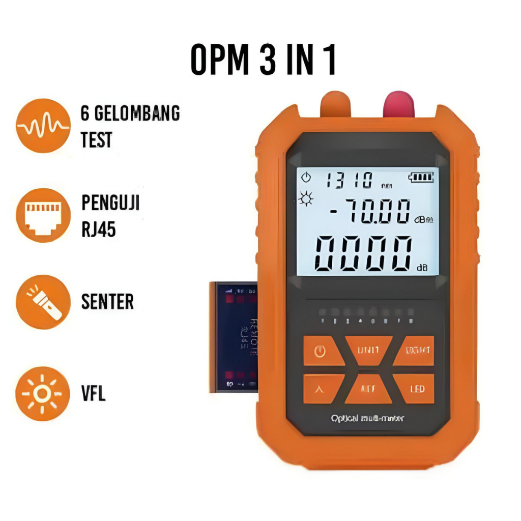 Jual Fiber Optic Optical Power Meter Cable Tester | Shopee Indonesia
