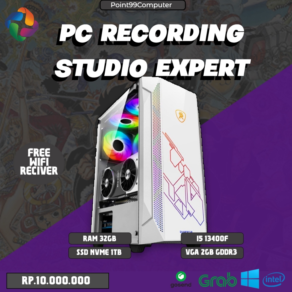 Jual PC Recording Studio Musik Pro i5 Gen 13 RAM DDR5 32GB FULL