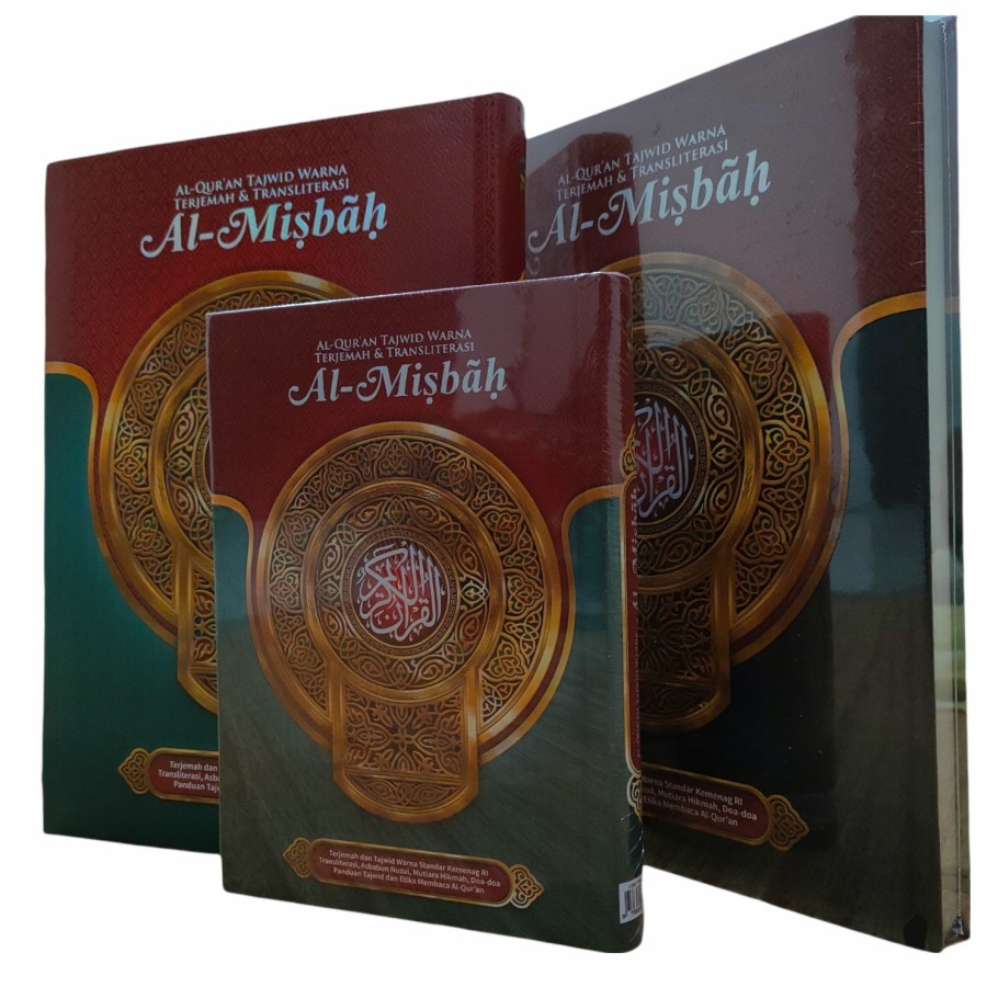 Jual Al-Quran Tajwid Warna Terjemah Transliterasi Al-Misbah Ukuran A5 ...