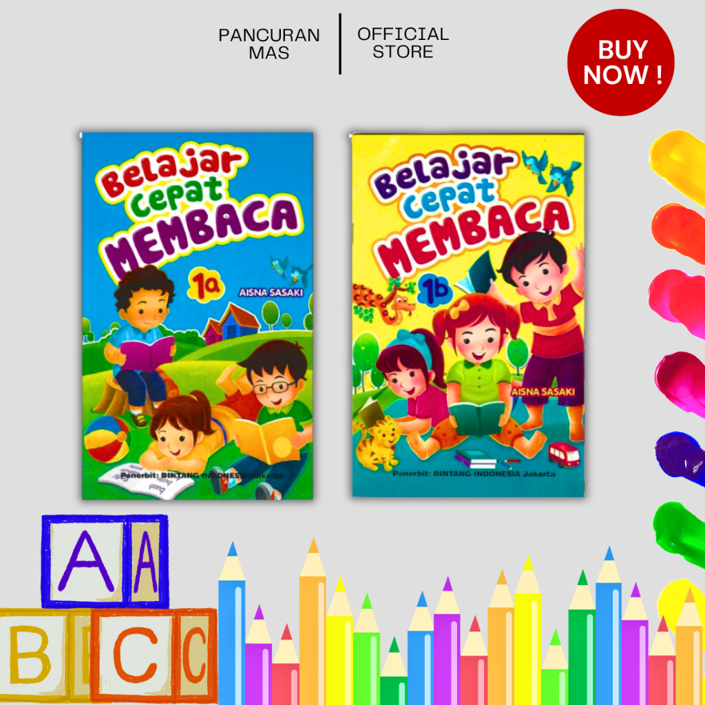 Jual Buku Belajar Cepat Membaca 1a Dan 1b Untuk Paud & Tk | Shopee ...