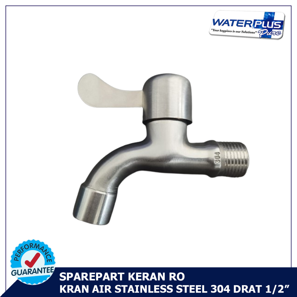 Jual Kran Air Stainless Steel SUS304 1/2" Drat Kran Air SS 1/2 Inch