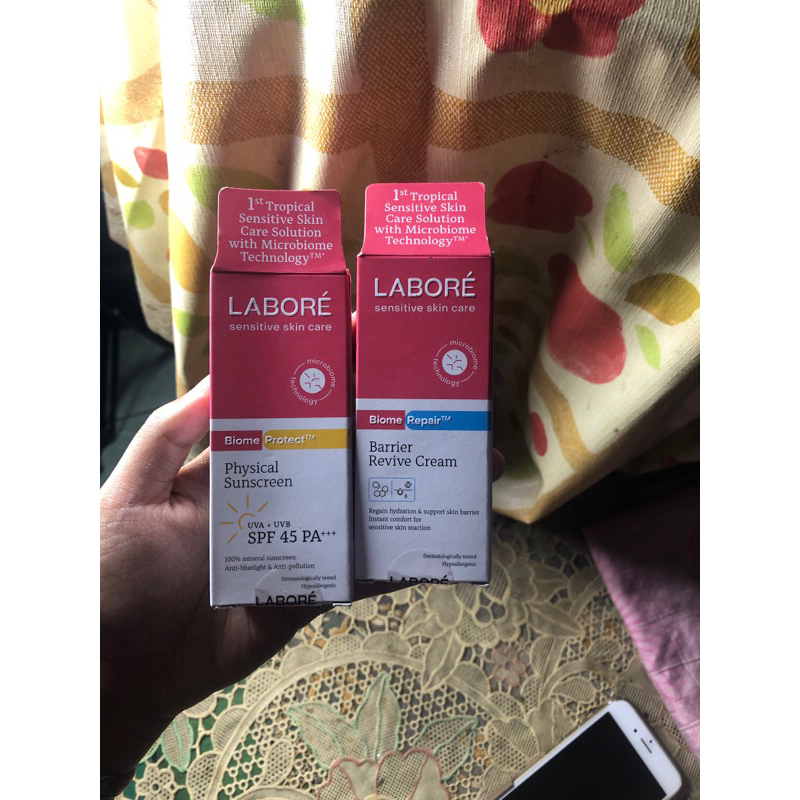 Jual Labore Sensitive Skin Bundling (Sunscreen & Barrier Revive Cream ...