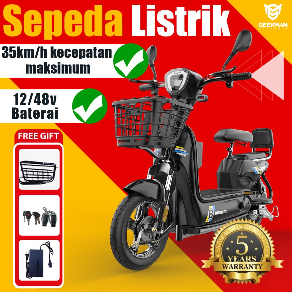 Jual Geekman Dewasa Sepeda Motor Listrik Dewasa Sepeda Listrik Dewasa