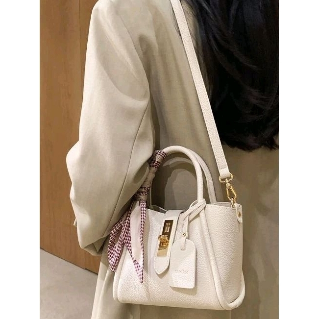 Jual MY0049 Tas Selempang Wanita Sling Bag Totebag Jinjing Free Pouch Dan  Kain Twilly | Shopee Indonesia