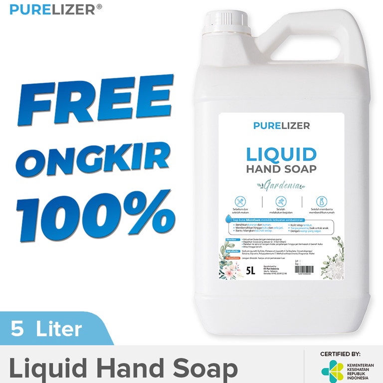 Jual ART P7W7 PURELIZER Liquid Hand Soap 5 Liter Sabun Cuci Tangan Hand ...