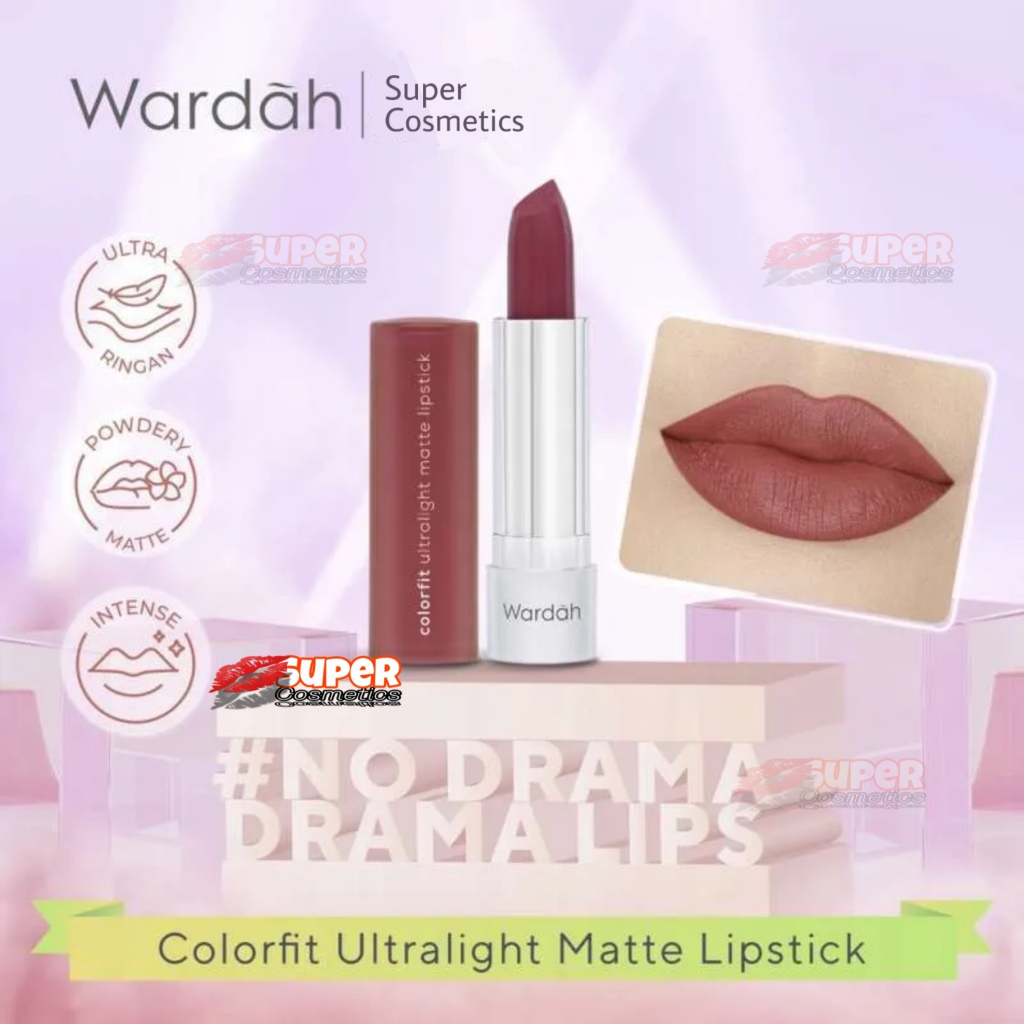 Jual WARDAH Colorfit Ultralight Matte Lipstick 3.6gr | Shopee Indonesia