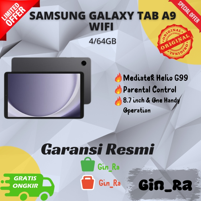 Samsung Galaxy Tab A9 WiFi 4/64GB - Graphite