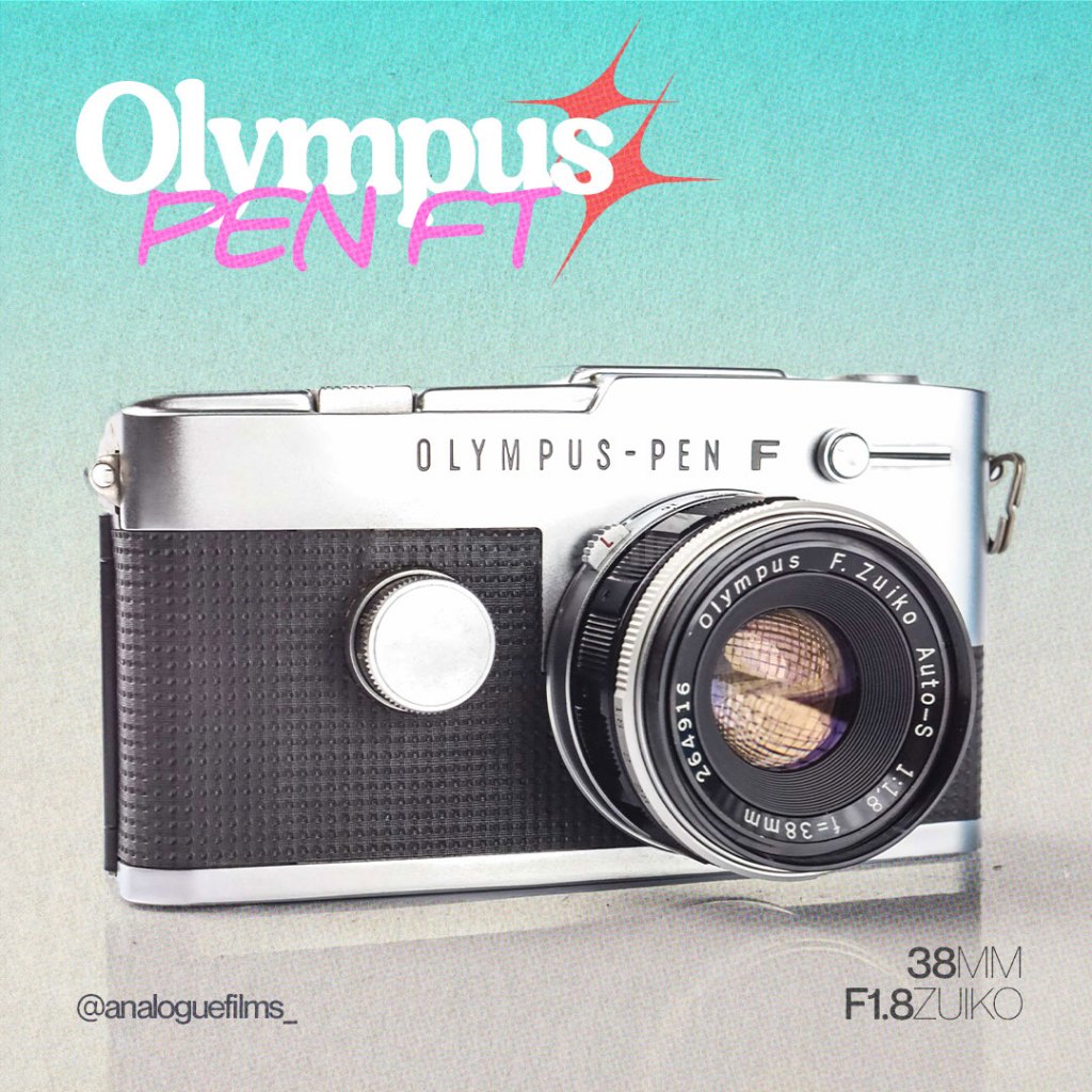 Jual Kamera Analog Olympus Pen FT kit 38mm f1.8 Zuiko Super Mulus