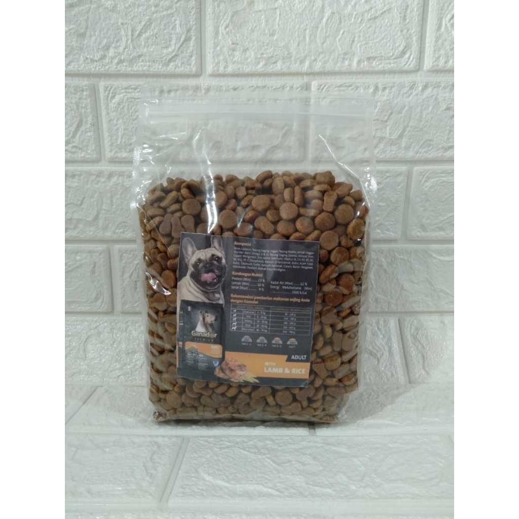 Jual Ganador Premium Adult Lamb & Rice Repack 1,5kg Makanan Anjing All ...