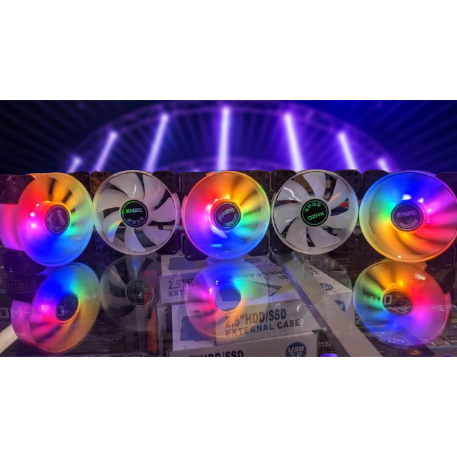 Jual FAN CASING 9CM RGB FULL COLOUR 9CM | Shopee Indonesia