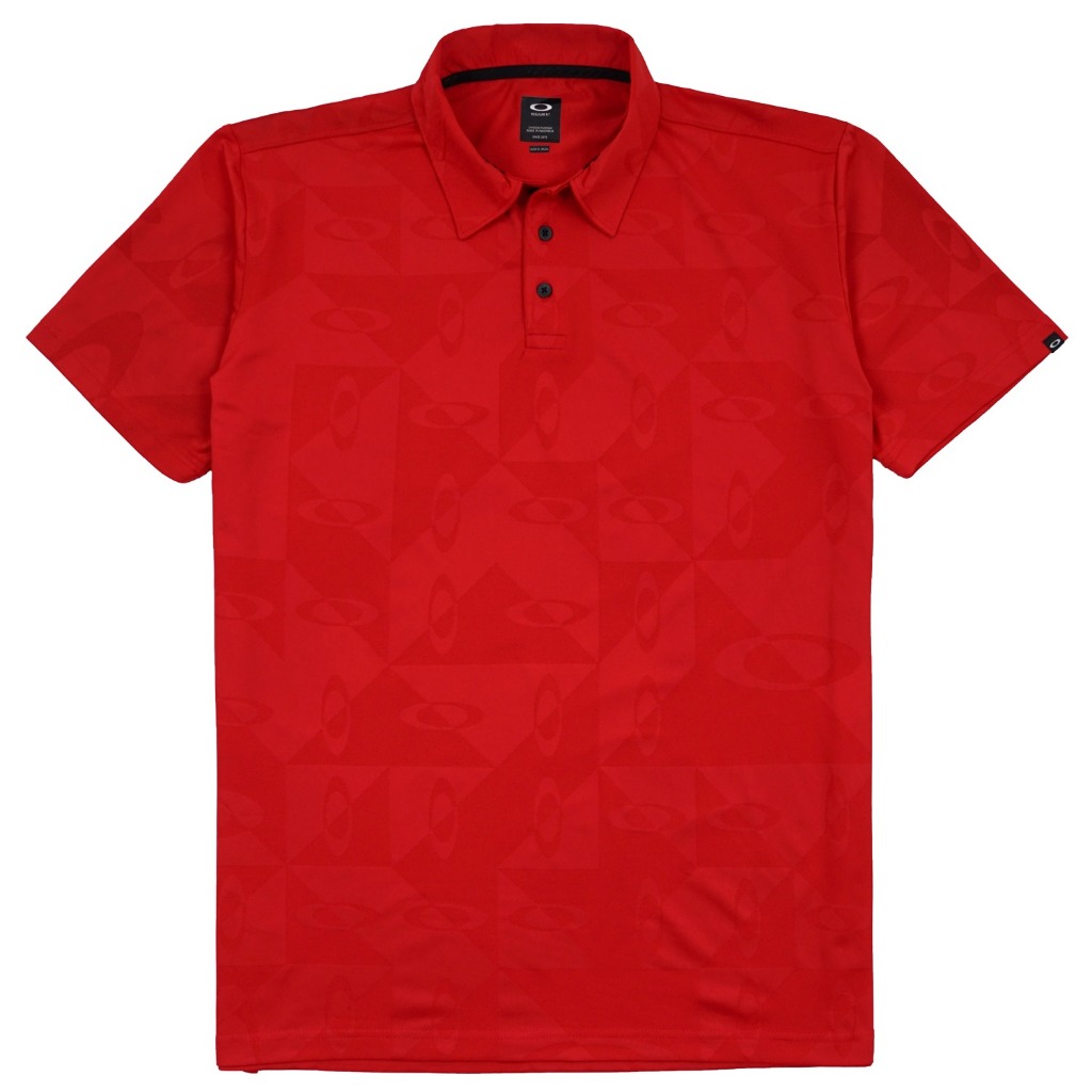 Jual OKLY Men Golf Polo Shirt Red Original - Baju Golf Pria Branded ...