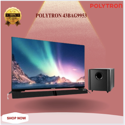 Jual Polytron Led Tv Inch Bag Smart Cinemax Soundbar Bag Led Tv Polytron