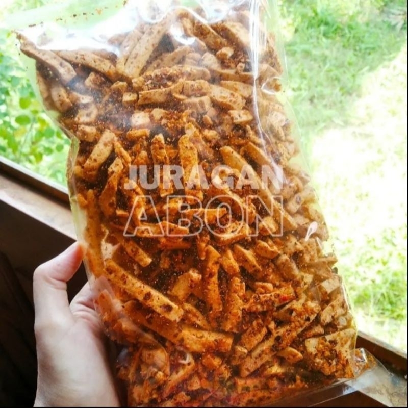 Jual Basreng Keripik Stik Pedas Original Daun Jeruk Rendang Kari ...