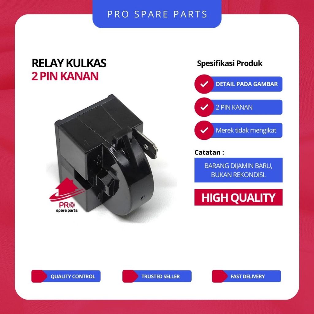 Jual Relay Kulas Pin Kanan Ptc Rilay Rilai Kaki Sparepart Lemari