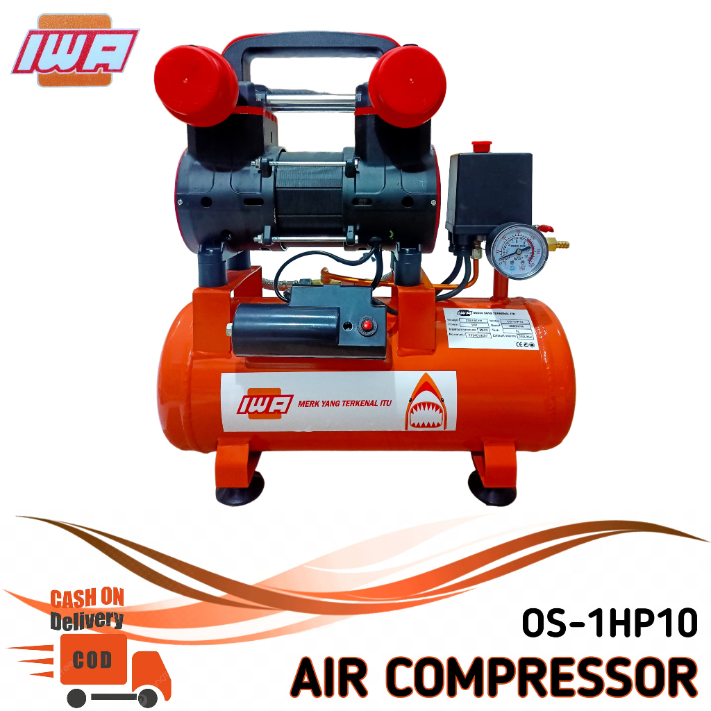 Jual Mesin Kompresor Angin Listrik 3/4 HP Kompresor listrik 30L ...