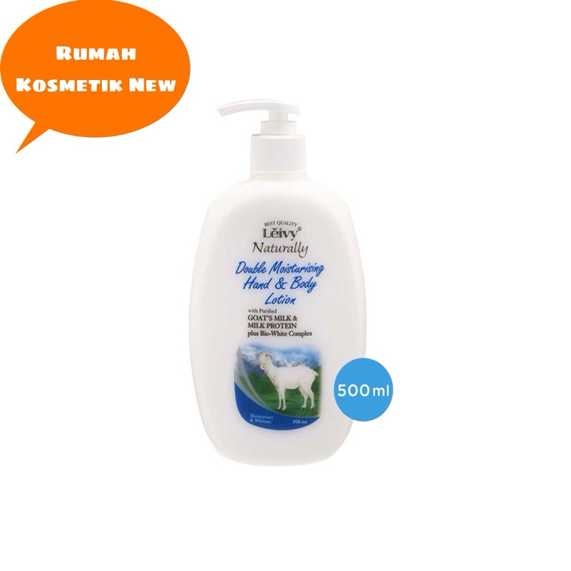 Jual Leivy Double Moisturising Hand And Body Lotion With Goats Milk 500