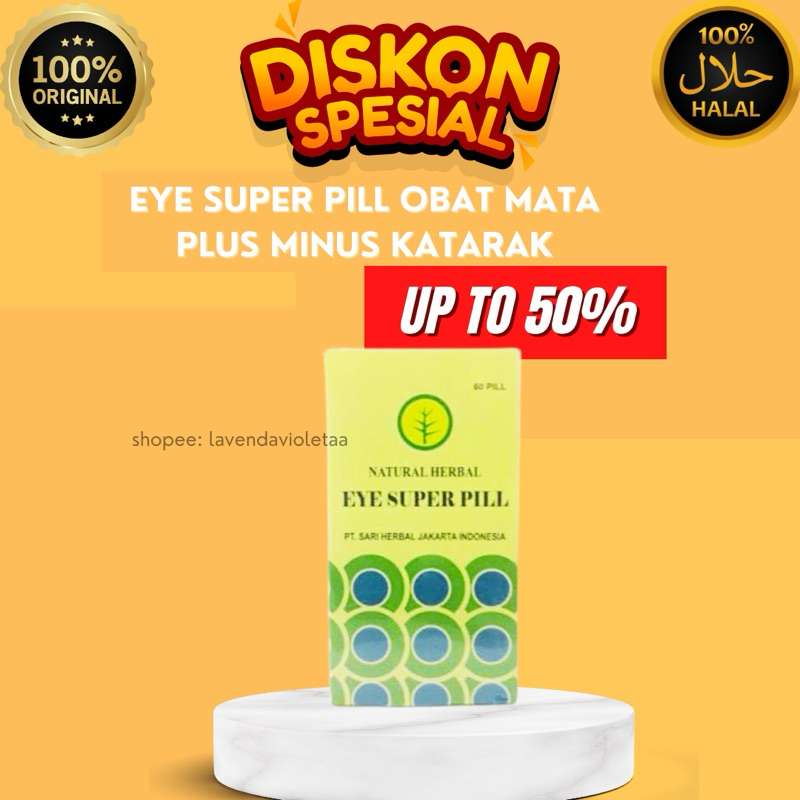 Jual SUPLEMEN OBAT MATA EYE SUPER PILL NATURAL HERBAL PLUS MINUS ...