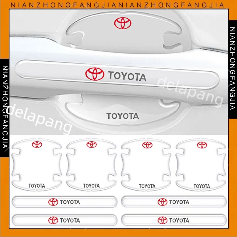 Jual 8PCS Stiker Pelindung Handle Pintu Mobil Transparan Universal ...