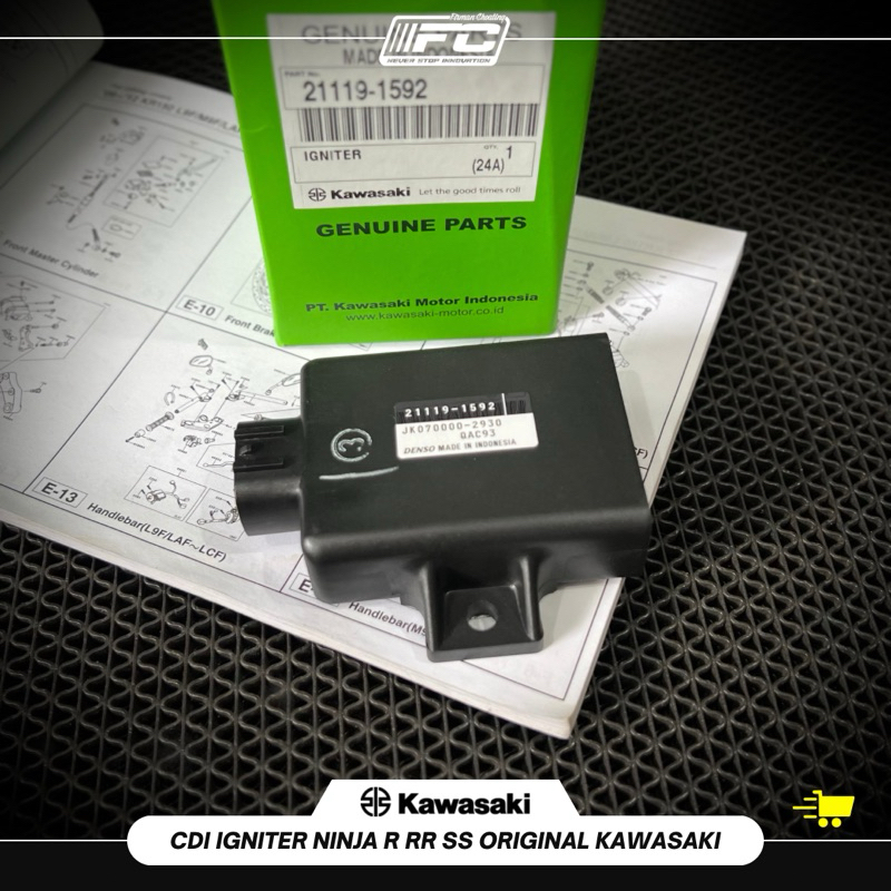 Jual CDI IGNITER NINJA R SS RR ORIGINAL KAWASAKI 21119-1592 | Shopee ...