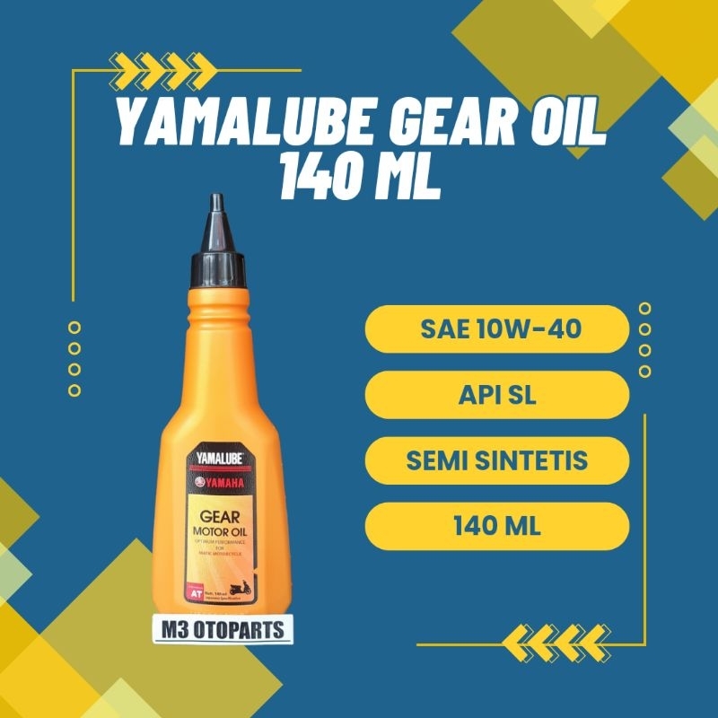 Jual Yamalube Gear Motor Oil 140 ml Oli Gardan Motor Matic Shopee Indonesia