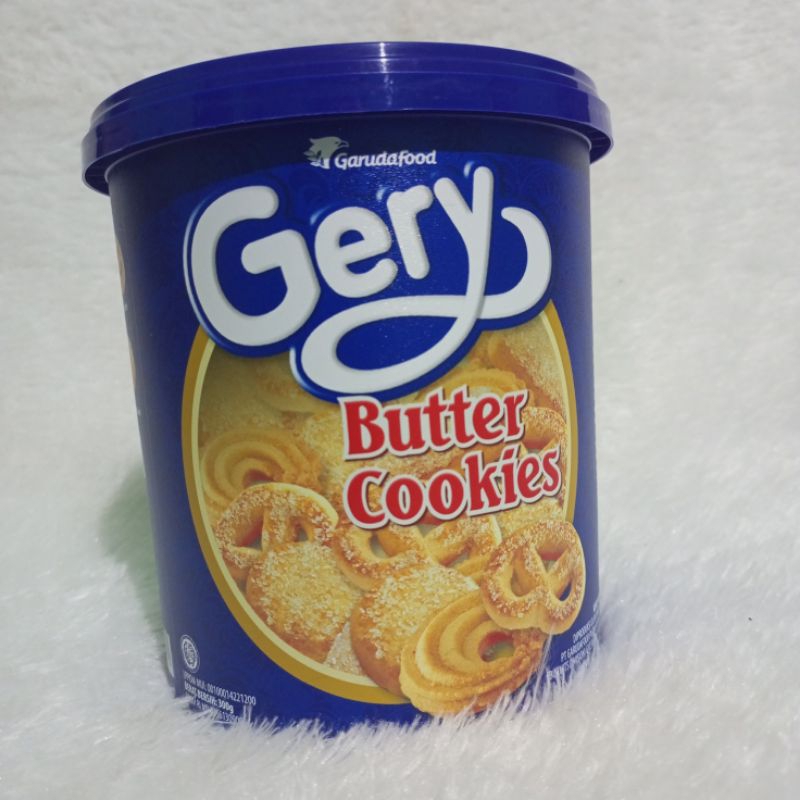 Jual Gery Butter Cookies Bucket 300g Shopee Indonesia